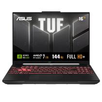 Notebook Asus TUF Gaming A16, AMD Ryzen 7, 16GB/512GB SSD, Tela de 16", RTX 4050, Mecha Gray - FA607NUQ-RL019W