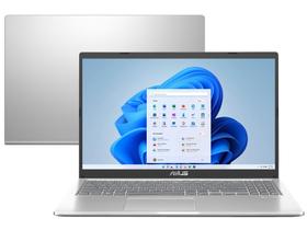 Notebook Asus Vivobook 15 Core I3 4gb 256ssd W11 15,6 Prata Cor Prateado