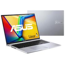 Notebook Asus Vivobook 16, Intel Core i7, 8GB/512GB SSD, KeepOS, Tela de 16" - X1605VA-MB742