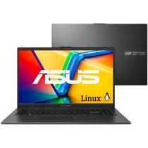 Notebook ASUS Vivobook Go 15, AMD Ryzen 3 7320U, 4GB, 128GB SSD, KeepOS, 15,6" LED FHD, Mixed Black