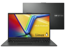 Notebook ASUS Vivobook Go 15 E1504FA AMD Ryzen 5 7520U 16GB Ram 512GB SSD Linux KeepOS Tela 15,6" FHD Black - NJ1288