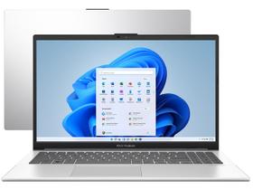 Notebook ASUS Vivobook Go 15, Intel Core i3 N305, 8GB, 256GB, W11 Home, Tela 15,60" FHD, Cool Silver - E1504GA-NJ434W
