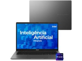 Notebook ASUS Vivobook S14 S3407CA Intel Core Ultra 5 225H 16GB Ram 512GB SSD Windows 11 Tela 14" LED FHD Silver - LY113W