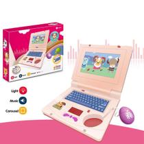 Notebook Brinquedo Laptop Computador Infantil Musical Luz Meninos e Meninas