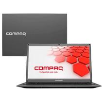 Notebook Compaq Presario 427 Intel Pentium N3700 4GB 256GB Win 10 Cinza