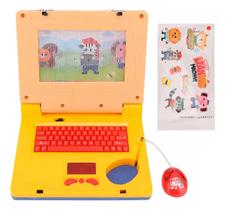 Notebook De Brinquedo Laptop Infantil Musical Com Luz Educativo