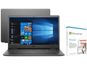 Notebook Dell Inspiron 15 3000 3501-A25P Intel - Core i3 256GB SSD + Microsoft 365 Personal 2020