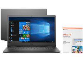 Notebook Dell Inspiron 15 3000 Intel Core i3 4GB - 256GB SSD + Pacote Office 365 Personal Digital
