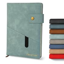 Notebook Diário Personalizado A5 Forrado em Couro