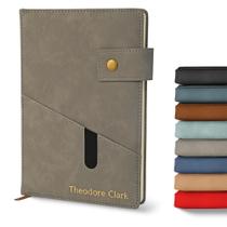Notebook Diário Personalizado A5 Forrado em Couro