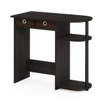Notebook doméstico de mesa Furinno Go Green com 2 compartimentos de gaveta Notebook doméstico de mesa Furinno Go Green com 2 compartimentos de gaveta