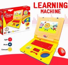 Notebook Educativo Infantil Eletrônico Com Som e Luzes CP144029 - Fun Game.