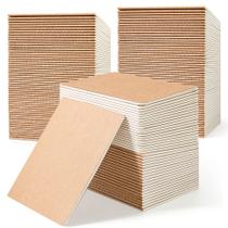 Notebook feela, pacote com 170, em branco, Kraft A6, 48 páginas, marrom