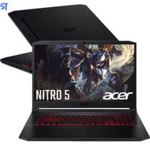 Notebook Gamer Acer Nitro Ryzen 5-5600H, 8GB RAM, GTX 1650, SSD 512GB, 15.6 Full HD, Windows 11, Preto - AN515-45-R91A