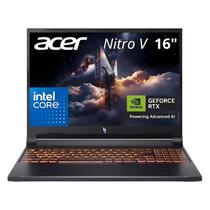 Notebook Gamer Acer Nitro V 16 Intel Core 7-240H RTX 5070 8GB 16GB RAM 512GB SSD Tela 15.6" Full HD+ IPS Windows 11 Pret