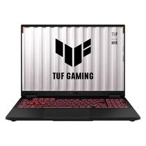 Notebook Gamer Asus Tuf A16 AMD Ryzen 9-8940HX RTX 5060 8GB 16GB RAM 1TB SSD Tela 16" Windows 11 Inglês Preto - FA608PM- Notebook Gamer Asus Tuf A16 AMD Ryzen 9-8940HX RTX 5060 8GB 16GB RAM 1TB SSD Tela 16" Windows 11 Inglês Preto - FA608PM-