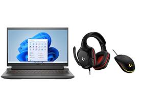 Notebook Gamer Dell Gamer Dell G15 Intel Core i5 - 8GB + Headset Gamer + Mouse Gamer