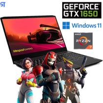 Notebook Gamer Lenovo Gaming 3 R 7-5800H GeForce GTX1650, 8GB RAM, SSD 256GB, 15.6 Full HD Windows 11 Preto - 82MJ0001BR