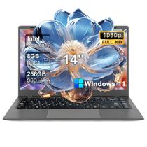 Notebook GINA 14" - Intel Celeron, 8GB RAM, 256GB SSD, Windows 11