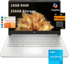 Notebook HP 14 14 HD Intel Celeron N4120 16 GB de RAM 256 GB SSD