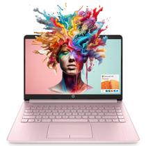 Notebook HP 14" - 16GB RAM + 64GB eMMC - Tela HD - Rosa