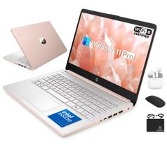 Notebook HP 14" Intel N4500 8 GB 628 GB Win11 Pro Rose Gold Notebook HP 14" Intel N4500 8 GB 628 GB Win11 Pro Rose Gold