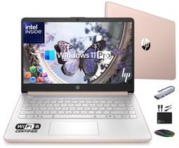 Notebook HP 14" Intel N4500 8 GB RAM 628 GB Windows 11 Pro Rose Gold Notebook HP 14" Intel N4500 8 GB RAM 628 GB Windows 11 Pro Rose Gold