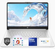 Notebook HP 14" Snowflake White Intel 4GB de RAM 64GB SSD Notebook HP 14" Snowflake White Intel 4GB de RAM 64GB SSD
