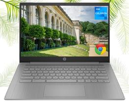 Notebook HP Chromebook 14" HD Intel Celeron 4 GB RAM 64 GB eMMC