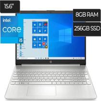 Notebook HP Intel Core i5 1135G7 Tela Full HD 15.6" / 8GB de Ram / 256GB SSD - Prata