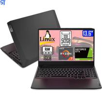 Notebook Ideapad Gaming 3 R7 8Gb 256Gb Gtx 1650 4Gb 15.6 Fhd