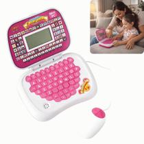 Notebook Infantil Educativo 2 em 1 Bilíngue Português Inglês Com Jogos Luz Som Teclado Mouse Notebook Infantil Educativo 2 em 1 Bilíngue Português Inglês Com Jogos Luz Som Teclado Mouse