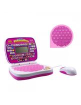 Notebook Infantil Educativo C/Mouse 2/1Inglês E Espanhol RO - Toy King