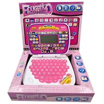 Notebook Infantil Educativo Rosa Brinquedo Didático em Inglês e Espanhol Notebook Infantil Educativo Rosa Brinquedo Didático em Inglês e Espanhol