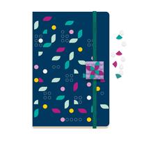 Notebook IQ LEGO DOTS com kit de artesanato DIY Sliding Charm para crianças