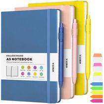 Notebook Journal OMEYA A5 - 160 Páginas (Pacote com 3) - Pautado