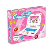 Notebook Laptop Brinquedo Interativo Infantil De Criança Educativo Som E Luzes Rosa Notebook Laptop Brinquedo Interativo Infantil De Criança Educativo Som E Luzes Rosa