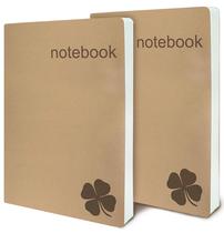 Notebook Le Vent - Conjunto com 2 Cadernos A5 (200 Páginas, 100g/m²) - Papel Reciclado