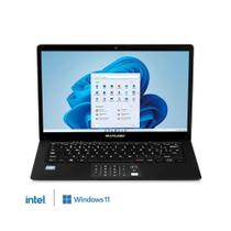 Notebook Legacy Book, Windows 11 Home, Intel 4GB 64GB 14,1 Pol. HD, Preto + Mic - PC270 - Multilaser