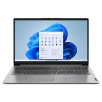 Notebook Lenovo 15.6 CEL-N4500 4GB 128GB W11 - 82QH0007BR Cinza Bivolt
