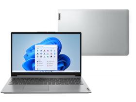 Notebook Lenovo Ideapad 1, Core i3-1215U, 4GB, SSD 256GB, Tela 15.6" HD Windows 11 Home, Cinza - 82VY000TBR