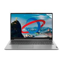 Notebook Lenovo Ideapad 1i - Intel i3 1215U, RAM 4GB, SSD 128GB, Tela 15.6 HD, Linux - Cloud Grey
