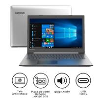 Notebook Lenovo Ideapad 330-15IKB, Intel Core i5, 8GB, 1TB, Tela 15.6", Placa GeForce MX150 2GB e Windows 10 Home