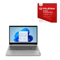 Notebook Lenovo Ideapad 3I-15IGL Celeron 128GB SSD 4GB W11 + Mcafee Total Protection 1 Device