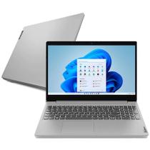 Notebook Lenovo IdeaPad 3i Core i3 4GB DDR4 256GB SSD Tela 15.6" Windows 11 Cinza