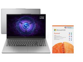 Notebook Lenovo LOQ 83ME0007BR Intel Core i5 - 16GB RAM 512GB SSD + Microsoft 365 Personal Office