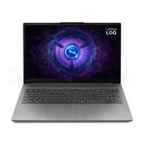 Notebook Lenovo LOQ-E Core i5-12450HX, RTX 3050, 16GB, 512GB SSD, 15.6" FHD, IPS, 144Hz, Win 11, Luna Cinza- 83ME0007BR