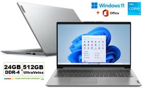 Notebook Lenovo Pro 24GB + 512GB UltraVeloz, 15.6Pol, Windows11 + Pacote Office Notebook Lenovo Pro 24GB + 512GB UltraVeloz, 15.6Pol, Windows11 + Pacote Office