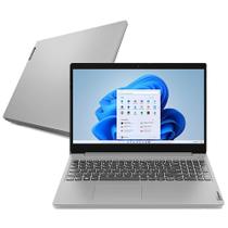 Notebook Lenovo Ultrafino IdeaPad 3i Intel Core I7-10510U, GeForce MX330, 8GB RAM, SSD 256GB, 15.6 Full HD, Windows 11, Prata - 82BS000HBR