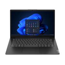 Notebook Lenovo V14 14” AMD Ryzen 5 7520U AMD Radeon 610M integrada 8GB DDR5 256GB SSD Win 11 Home Preto